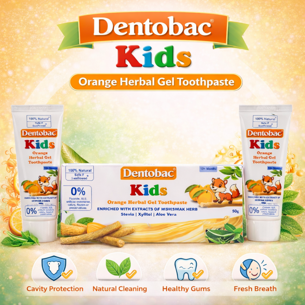 DENTOBAC KIDS ORANGE -50GM - Image 2